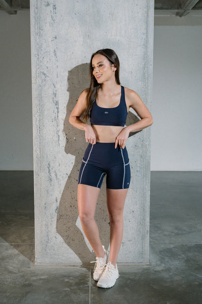 Crossback Bra Navy