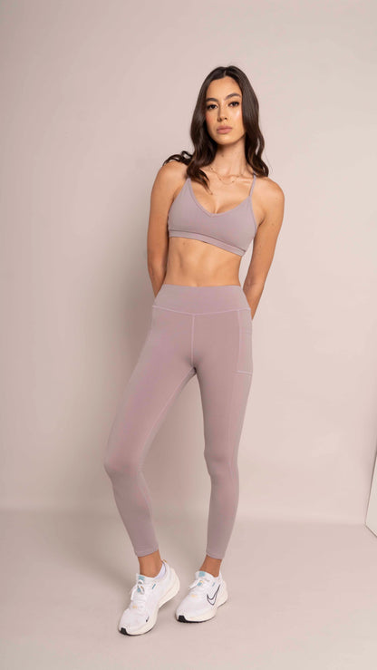 Leggings Pocket Morado