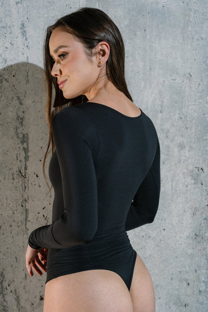 Long Sleeve bodysuit Flow Negro