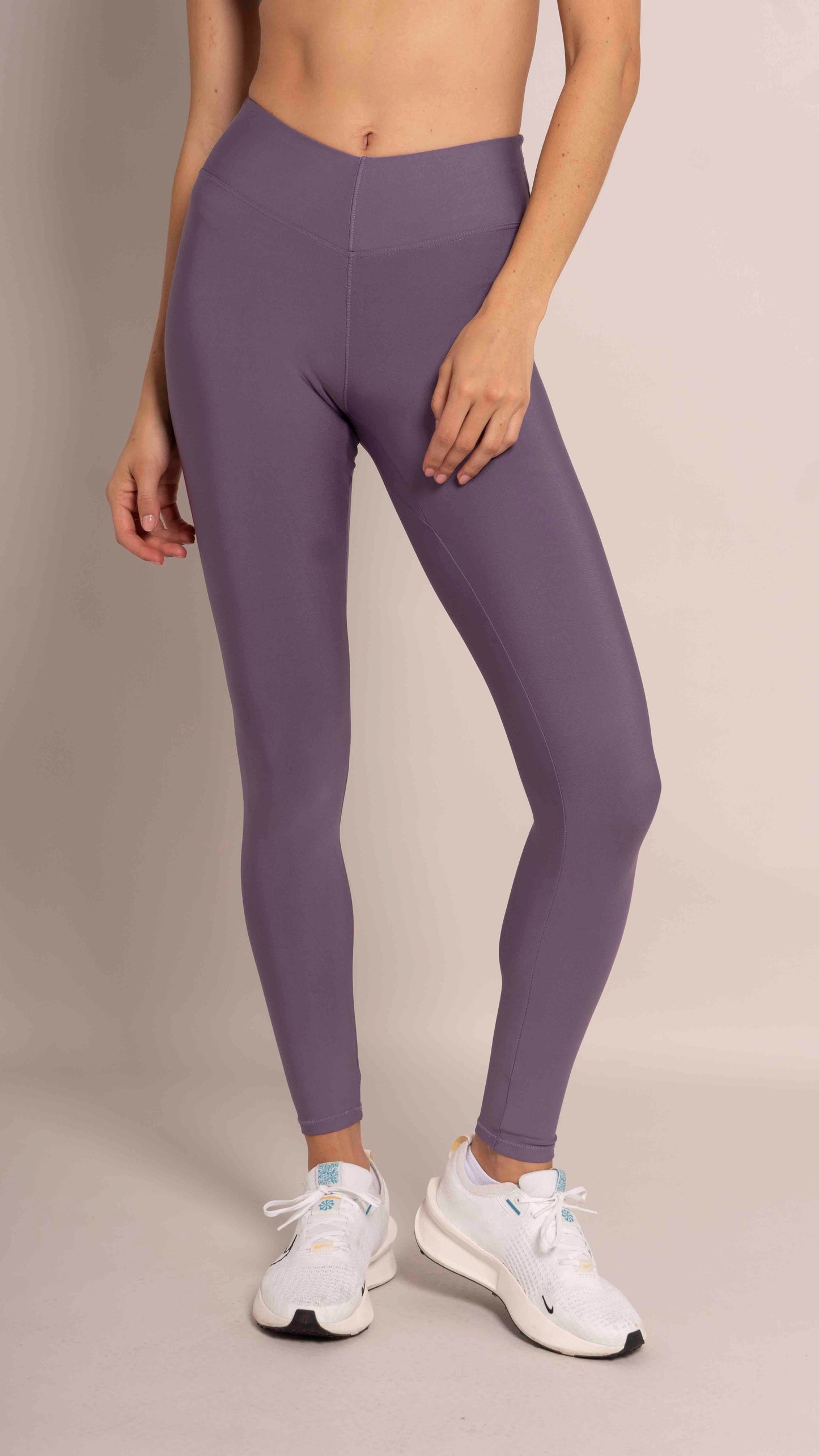 High Waist leggings V Lavander