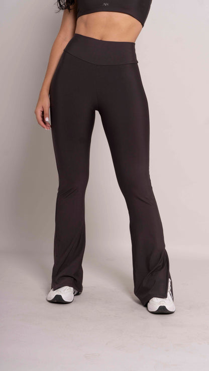 High waist leggings flair Stone