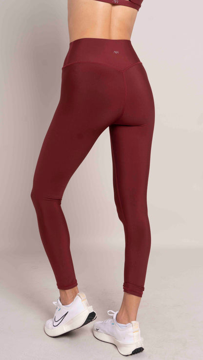 High Waist leggings sens merlot