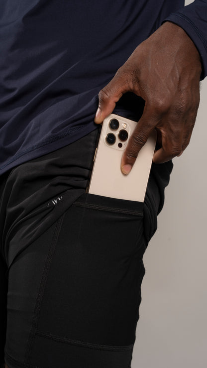 Performance short Men Negro