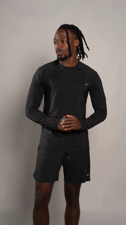 Long sleeve Men Negro