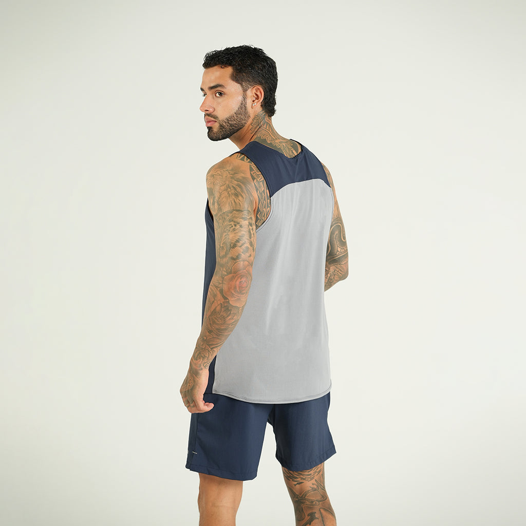 Crimson men tank Navy
