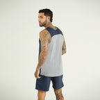 Crimson men tank Navy