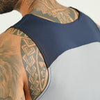 Crimson men tank Navy