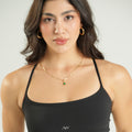 Strappy Sport Bra Negro