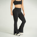 High Waist Flare Leggings Sens  Negro