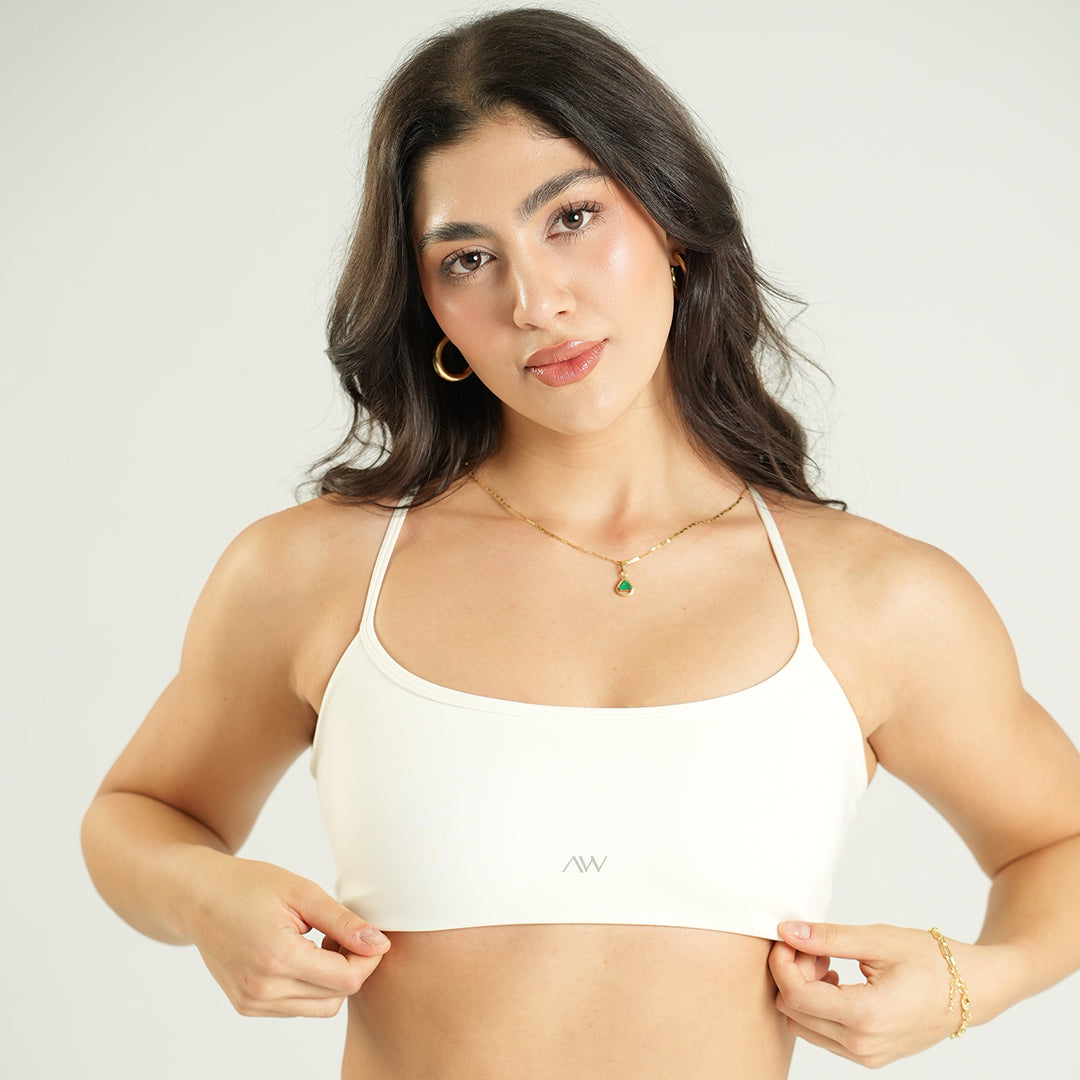 Strappy Sport Bra Crudo