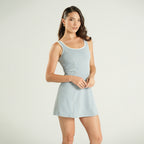 Contrast Dress Cosmic Gray