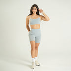 Square sport bra Cosmic Grey