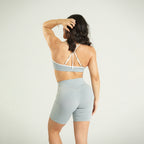 Square sport bra Cosmic Grey