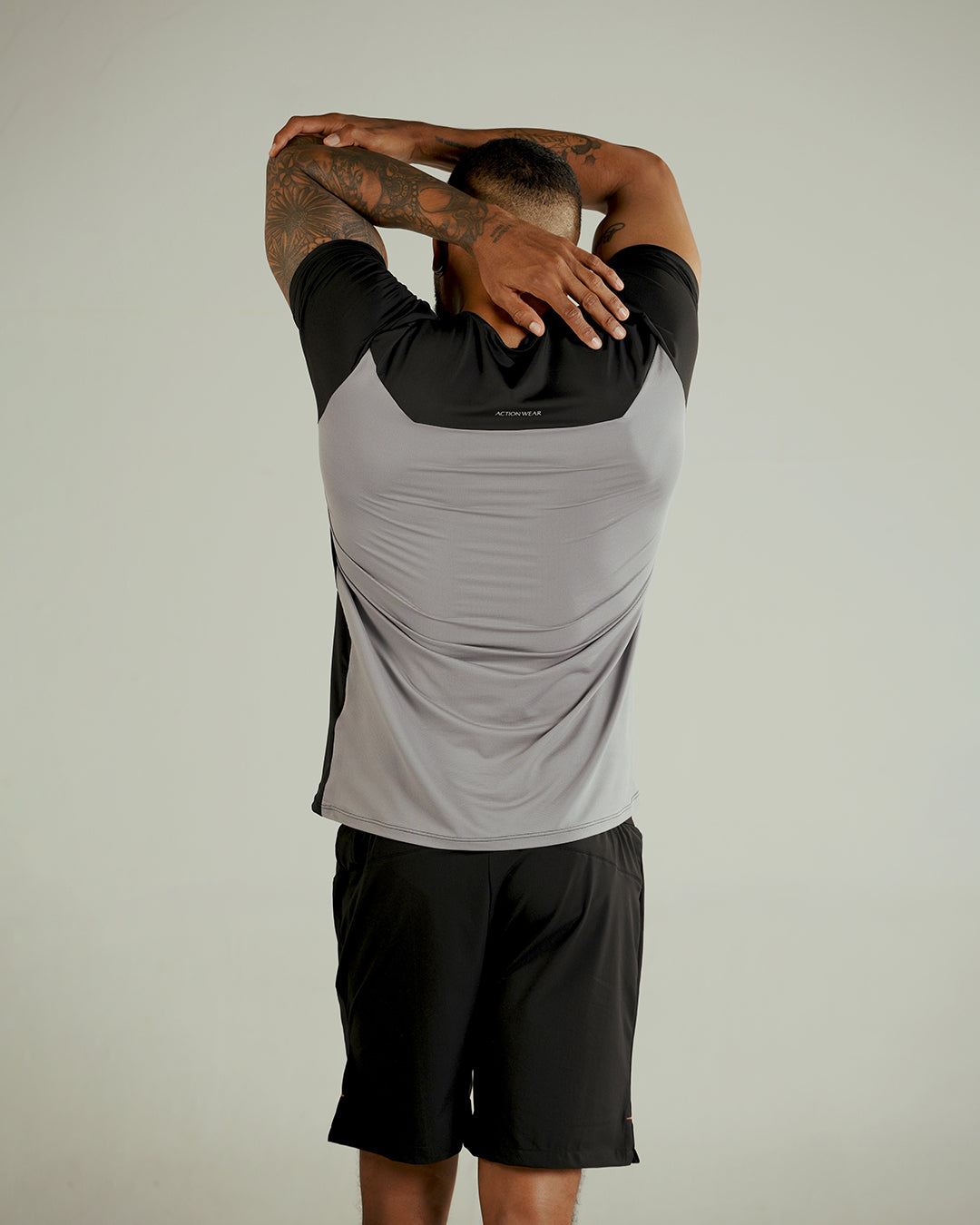 Crimson men short sleeve t shirt Negro