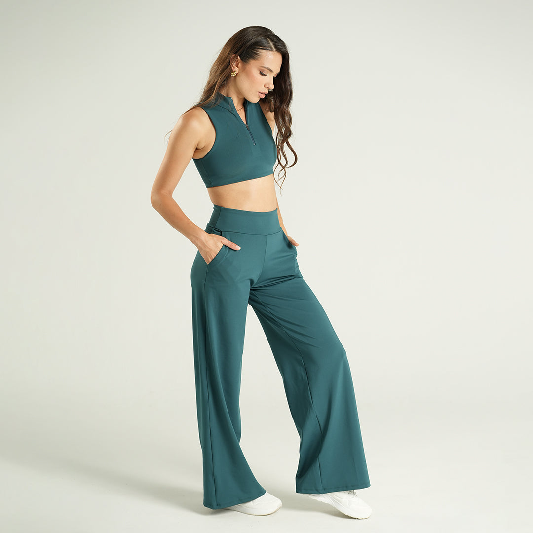 Flow Pant  Midnight Green