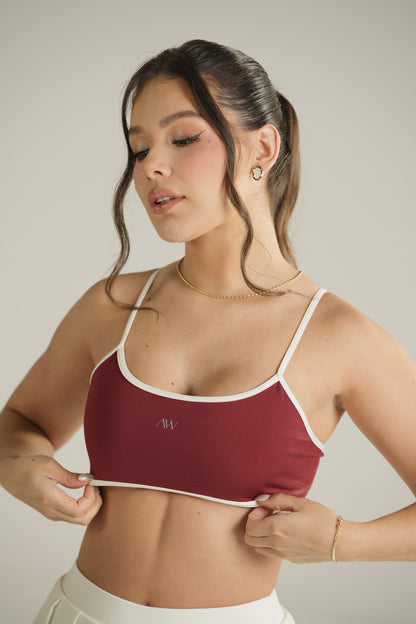 Top Plus Form Sens Deep Red