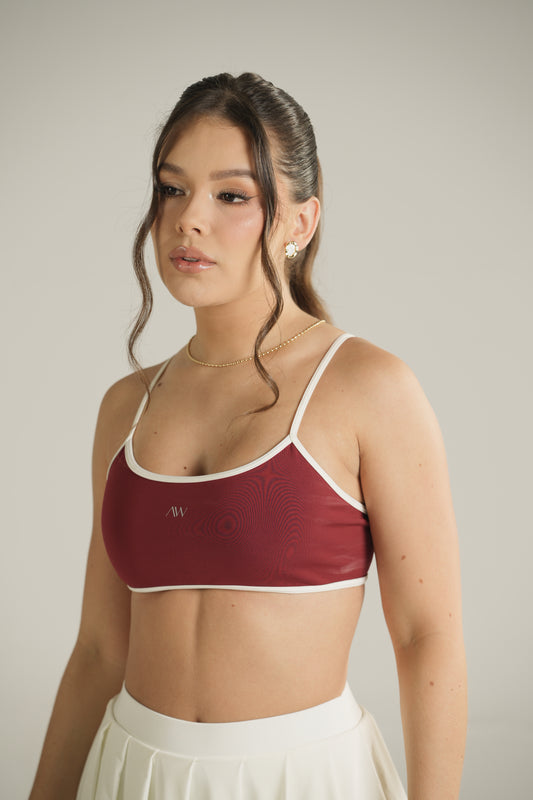 Top Plus Form Sens Deep Red