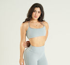 Strappy Sport Bra Cosmic Grey