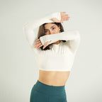 Long Sleeve Crop Crudo