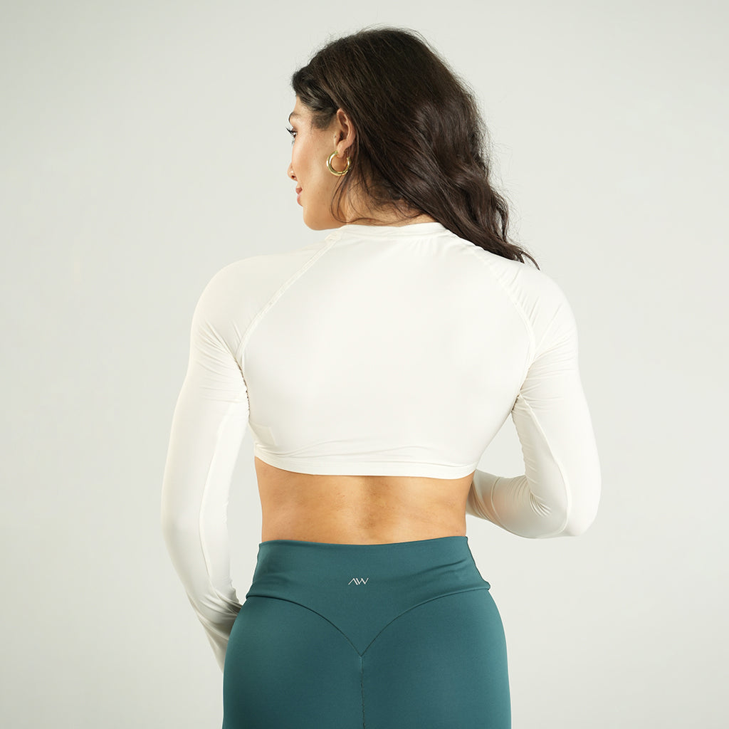 Long Sleeve Crop Crudo