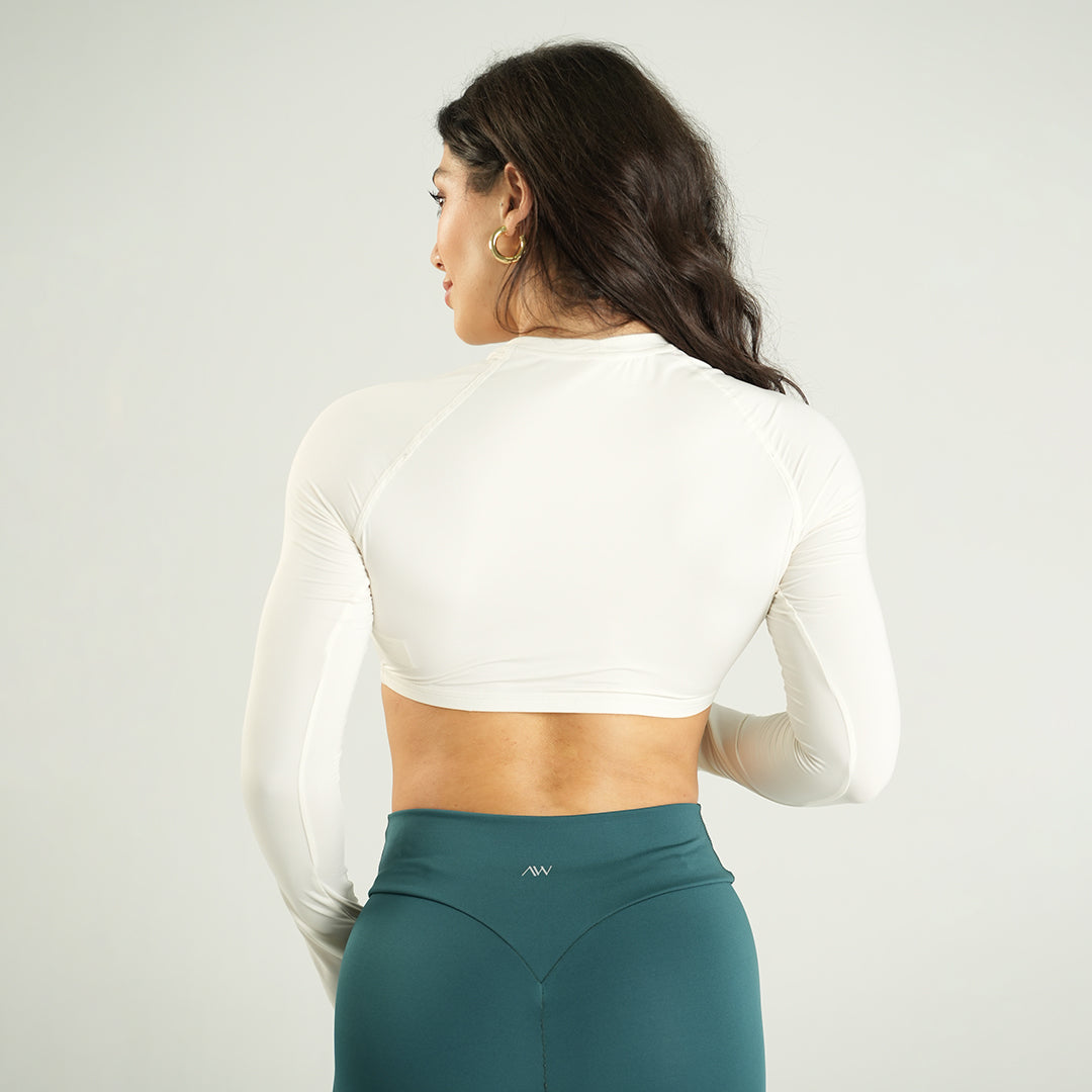 Long Sleeve Crop Crudo