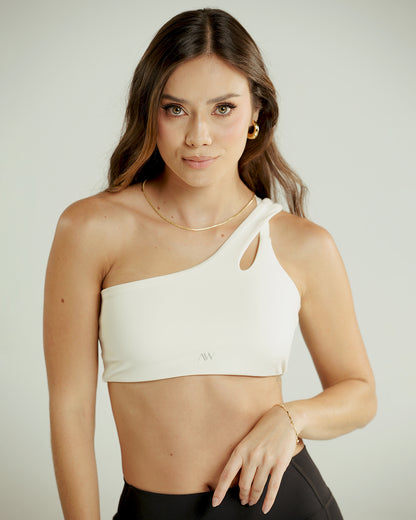 One shoulder sport bra Sens Crudo