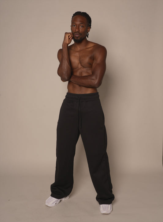 Straight Leg Sweatpant Negro