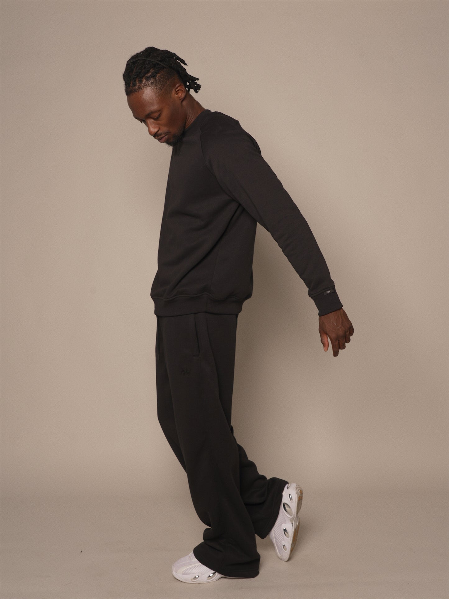 Straight Leg Sweatpant Negro