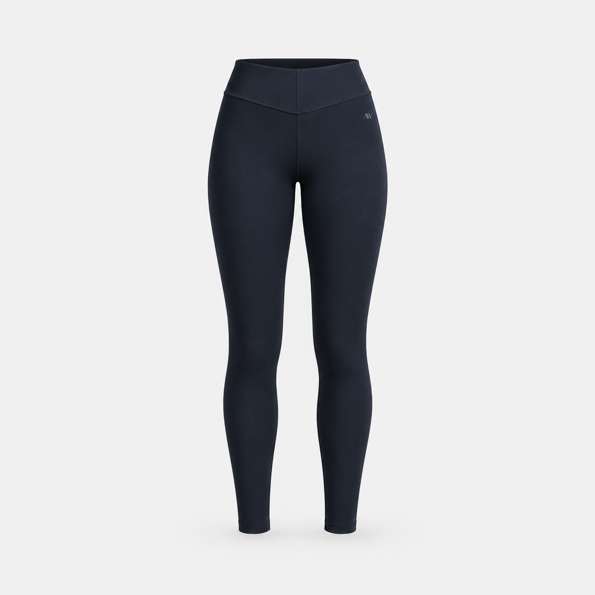 High Waist leggings V Negro smoke