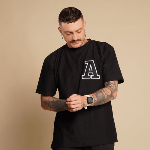 Camiseta Texturizada Negro Soho