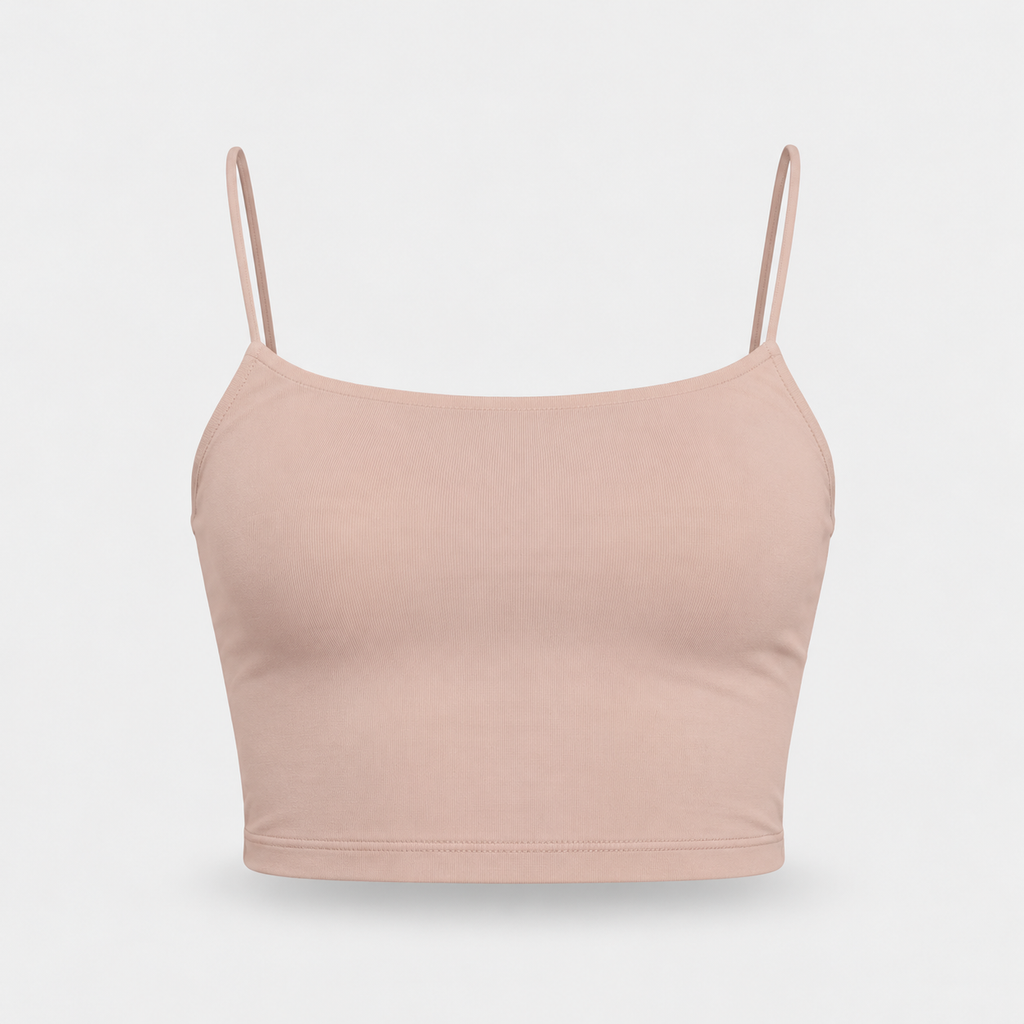 Crop Top Tirantes Almond