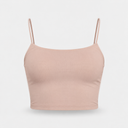 Crop Top Tirantes Almond