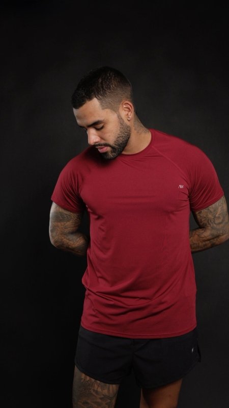 Advance Pro T-Shirt Men Deep Red - AW
