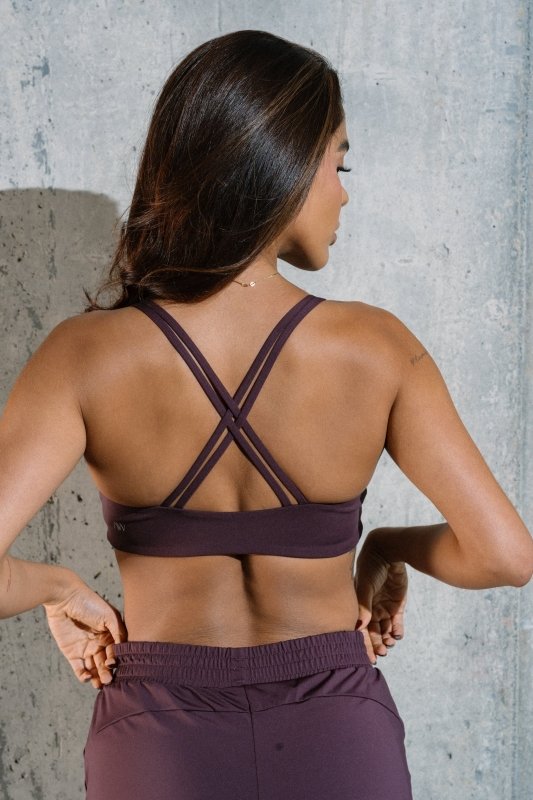 Ballerina sport bra Plum purple - AW