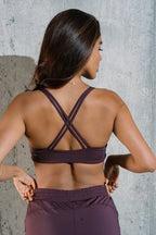 Ballerina sport bra Plum purple - AW