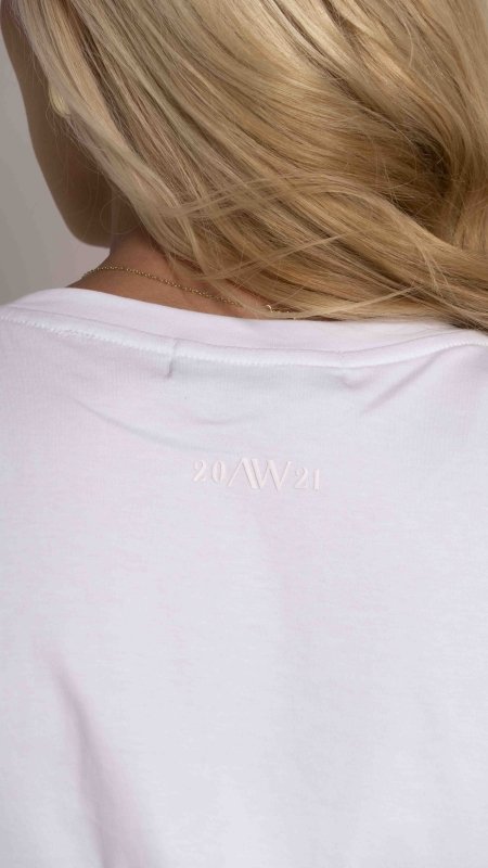 Basic T-shirt Women Blanco - AW