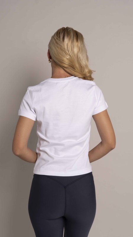 Basic T-shirt Women Blanco - AW