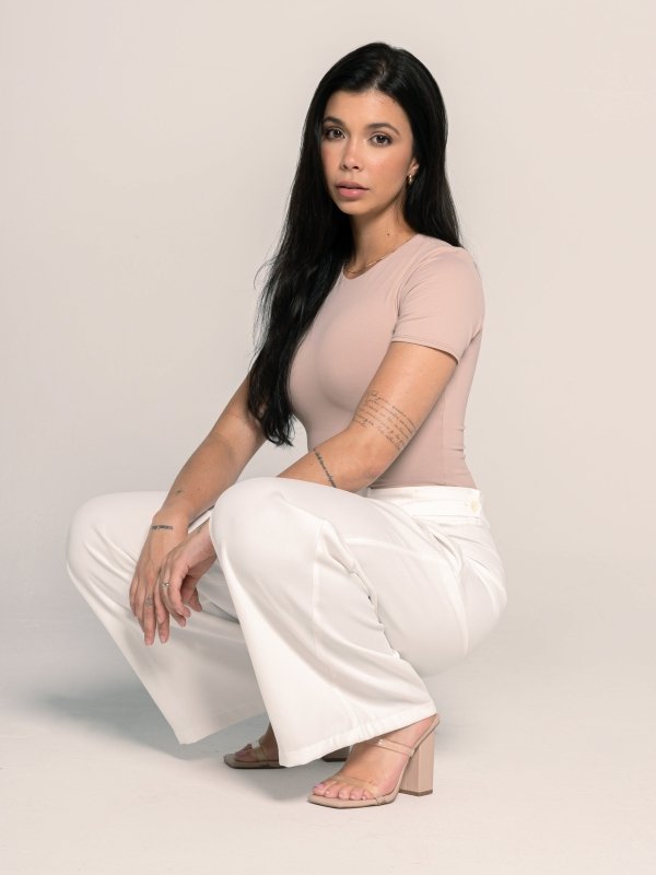 BodySuit Tee Almond - AW