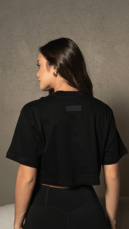 Classic Crop top AW Negro - AW