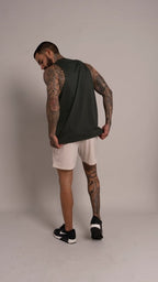 Classic Tank Men Verde militar - AW