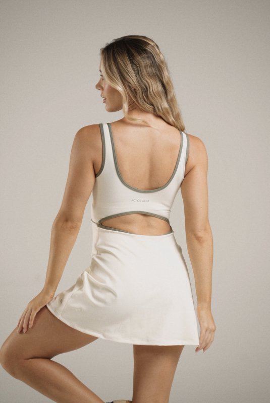 Contrast Dress Crudo - AW