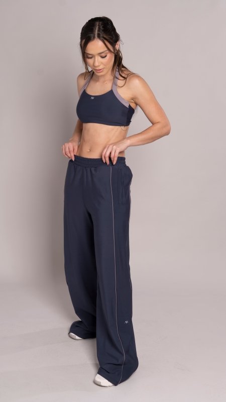Contrast Halter top Azul Noche - AW