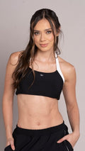 Contrast Halter top Negro - AW