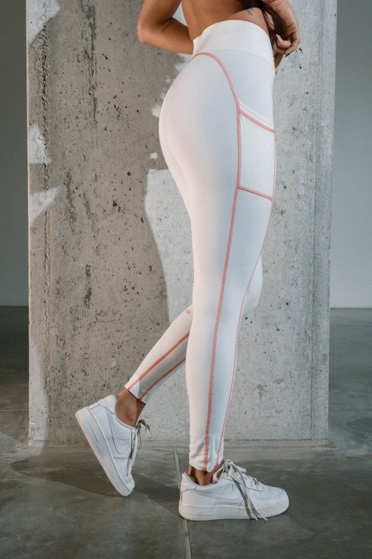 Contrast Pockets leggings Crudo - AW