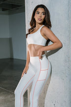 Contrast Pockets leggings Crudo - AW
