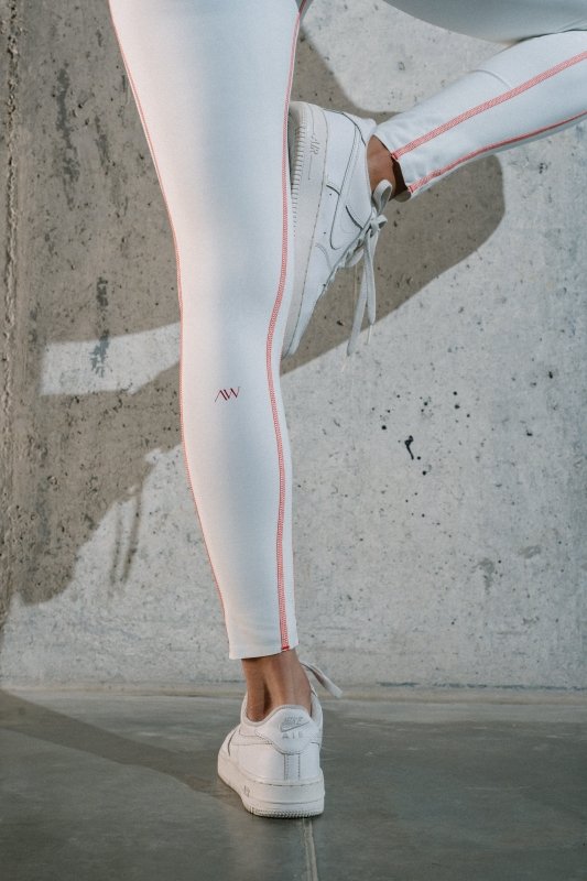 Contrast Pockets leggings Crudo - AW