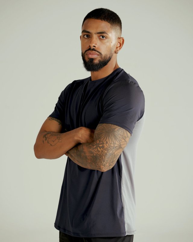 Crimson men short sleeve t shirt Navy - AW