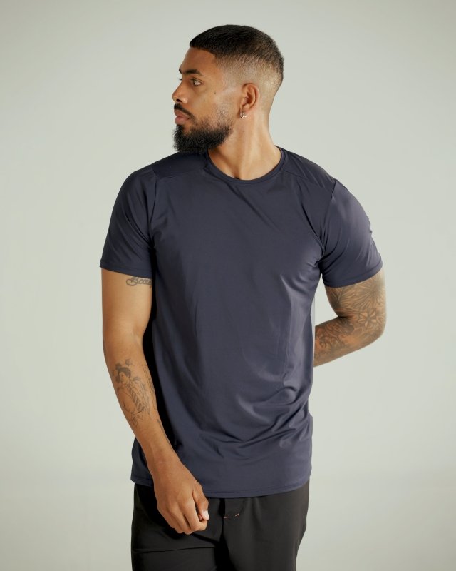 Crimson men short sleeve t shirt Navy - AW