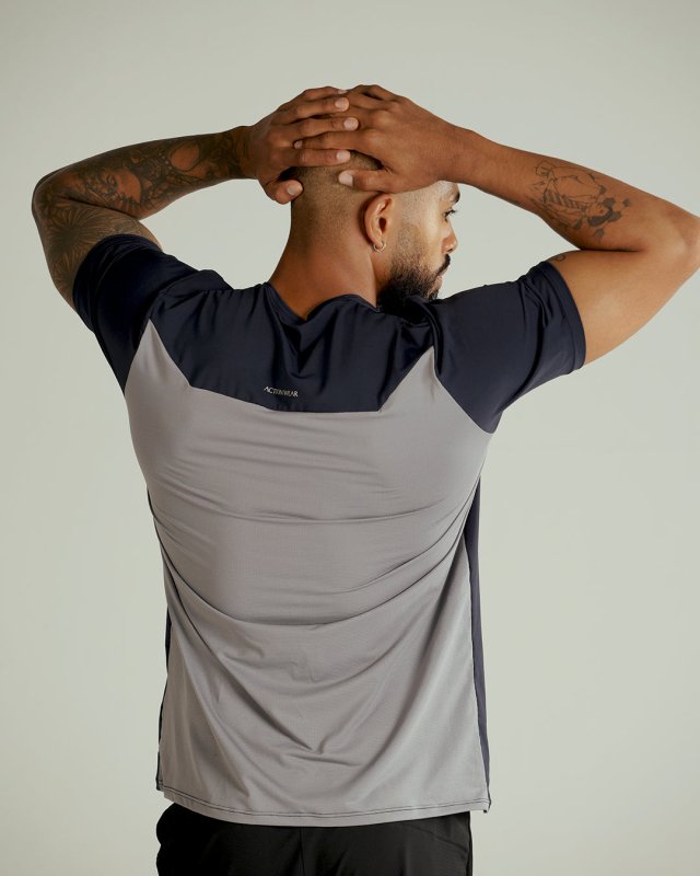 Crimson men short sleeve t shirt Navy - AW