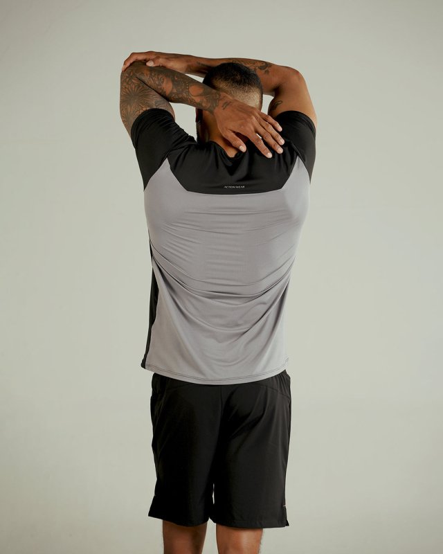 Crimson men short sleeve t shirt Negro - AW